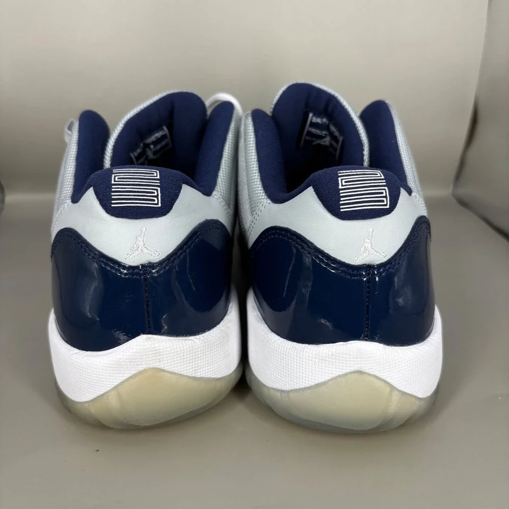 Air Jordan 11 Retro Low Georgetown Grey Mist Midnight Navy 528896-007 Mens 7Y